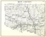 Iron County, Hematite, Iron River, Bates, Crystal Falls, Mansfield, Stambaugh, Mastodon, Armstrong, Palatka, Pentoga, Michigan State Atlas 1930c
